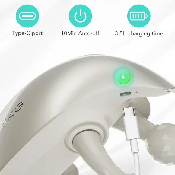 SKG Shiatsu Neck Shoulder Massager with Heat Pain Relief Deep Tissue H7 Ultra - Picture 8 of 9